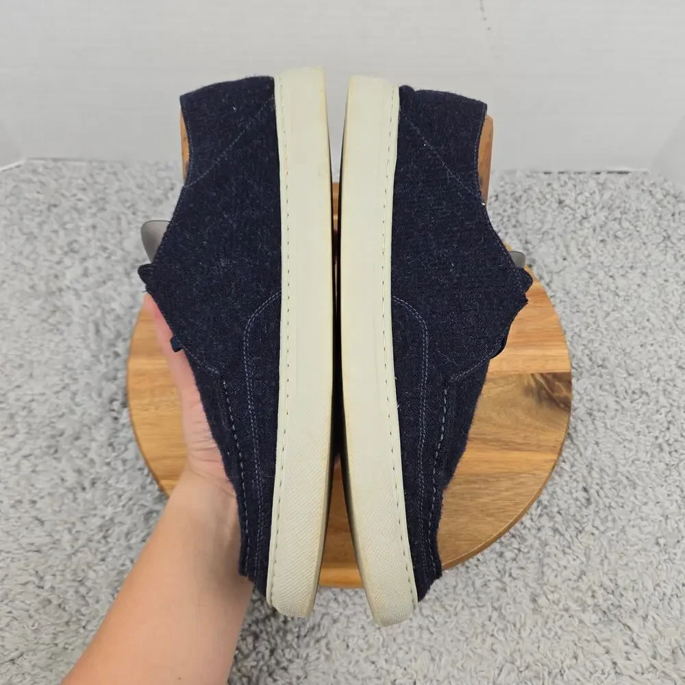 Peter Millar Mens 11 Mountainside Shetland Navy Wool Casual Lifestyle Slip On